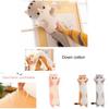 Adorable Long Cat Plush Toy Soft Stuffed Kitten Pillow Perfect For Kids Sleeping Comfort