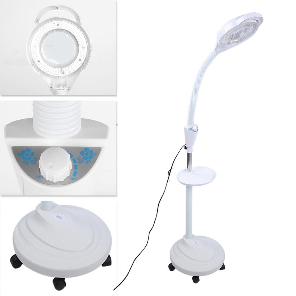 LED Kaltlicht Höhe einstellbar 8 x Vergrößerungsständer Lampe Tattoo Beauty Licht Salon verwenden