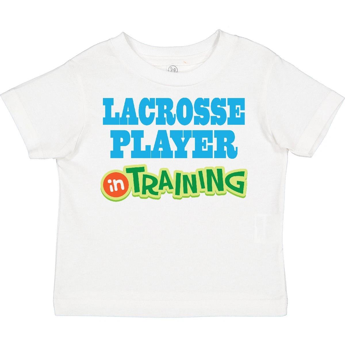 Inktastic Lacrosse Player In Training Toddler T-Shirt Future Sports Kids Gift 120