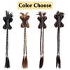 MISS WIG 1pcs Synthetic Long Straight Claw In Braided Ponytail Extension High Temperature Fiber Style Hair Accessories For Women Wear