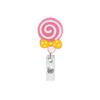 Alligator Clip Badge Reel Glitter Acrylic ID Holder Scratch Resistant for Nurse Work Hospital Medical Student Gift Accessories