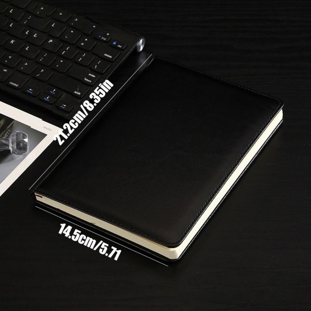 PU-Leder-Abdeckung A5 Büro-Notizbuch 240 Seiten A5 Quadratische Notizbücher Schreibblock