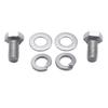 Full Silver Metal Bolt Set for SBC Engine - Compatible with Chevrolet