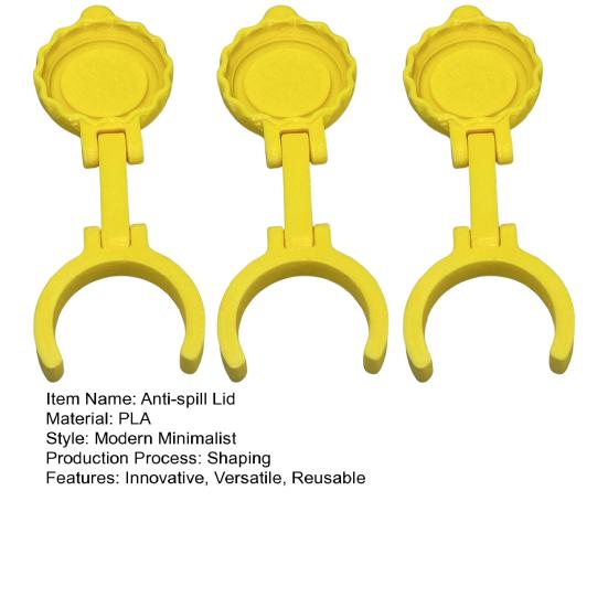 3Pcs Reusable Beer Bottle Sealer with Airtight Lid Non-Twist Cap for Standard 12oz/22oz Glass Bottles PLA Leak-Proof Dust-Free Beer Bottle Lid for