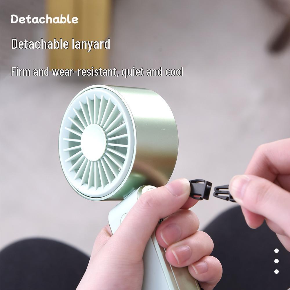 2026 Simple USB Rechargeable Portable Handheld Fan with Custom Logo