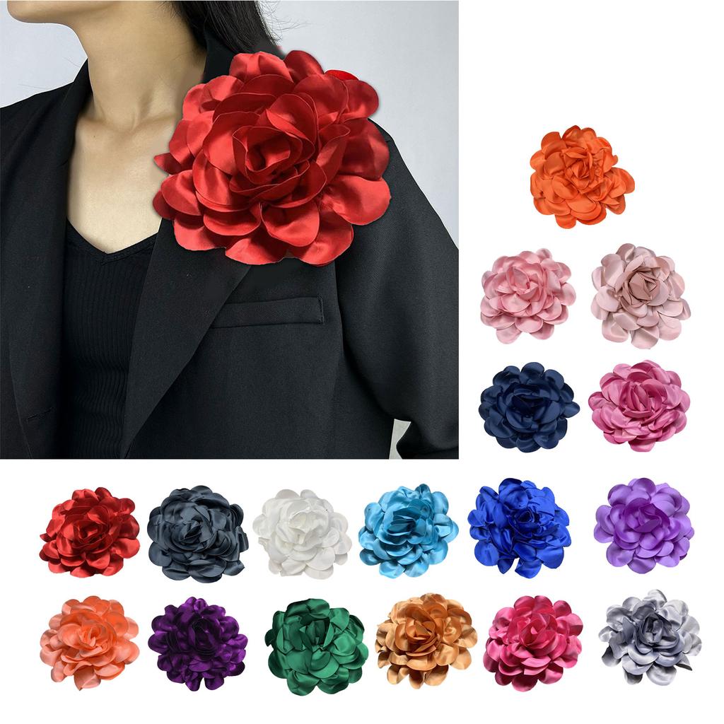 Elegante Spilla da Bavero 24 cm Spilla Fiore alla Moda Bella Decorazione da Bavero per Riunioni di Lavoro Feste