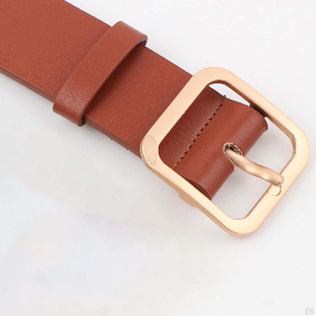 Female Ladies , with Square Buckle, Fashion Vintage Waist for Coat Dress Blouse Decorative