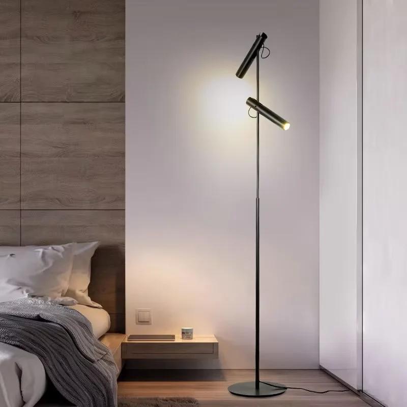 Retro LED pendant light modern minimalist rotating angle light living room bedroom shop decoration bedside lighting floor lamp