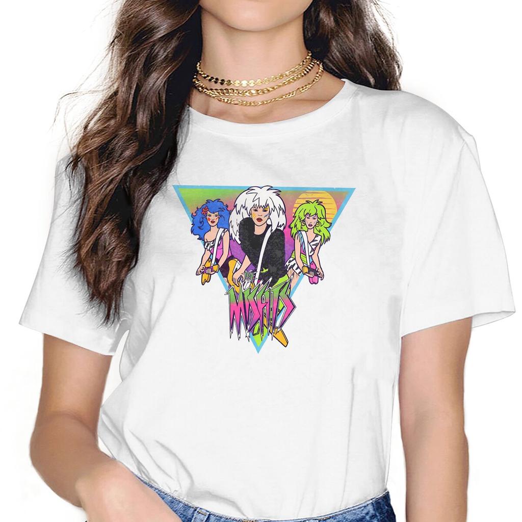 Jem And The Holograms Roxy Stormer T-shirt Vintage Gothic Dames Polyester T-shirts Ronde Hals