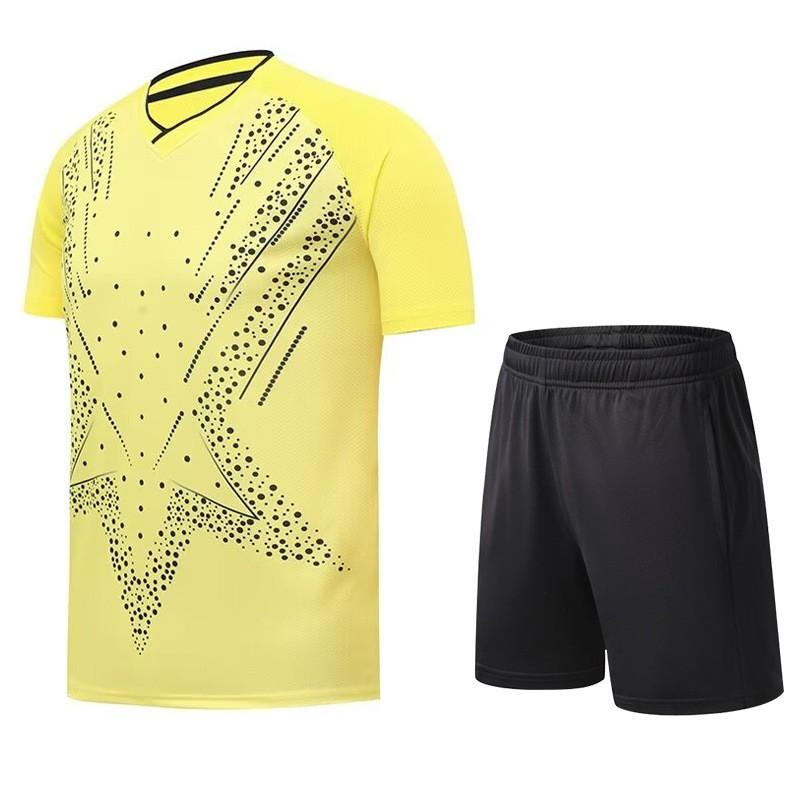 Men Women Kids Badminton Sport Set Short Sleeve Quick Dry Breathable Jersey Training Match Team Uniform