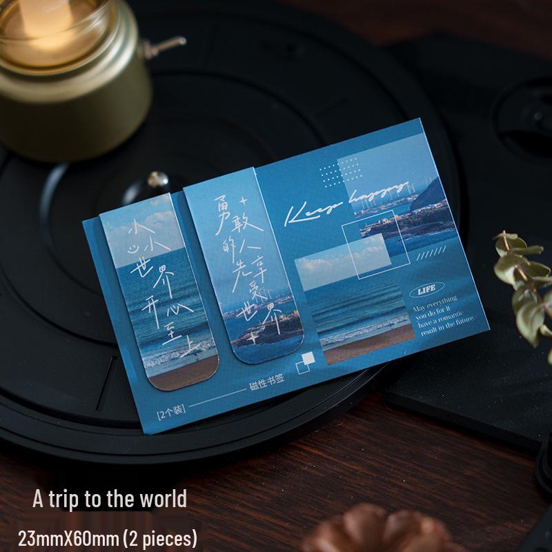 Zaomo Life is a Journey Magnetic Landscape Bookmark Gift Set