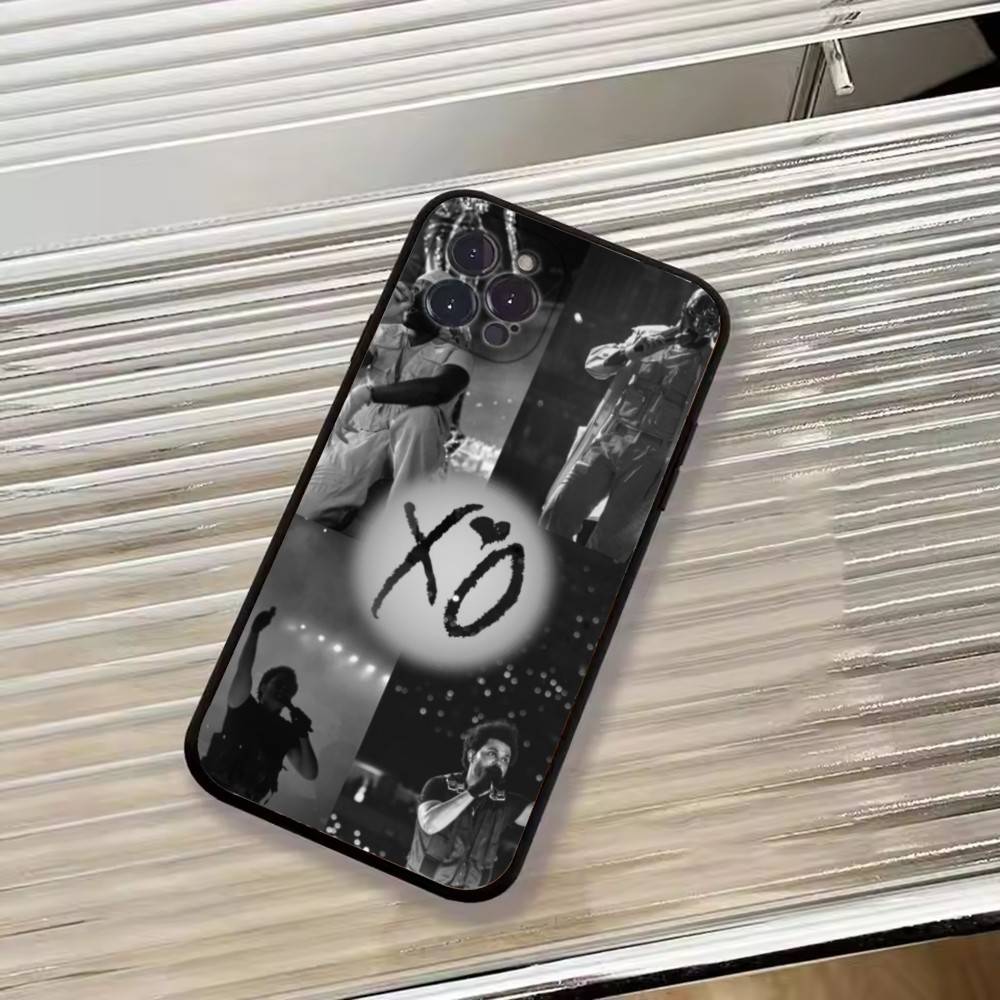 T-THE Weekend Singer Phone Case For iPhone 17,16,15,14,13,12,11 Plus,Pro Max,XS,Soft Silicone Black Cover