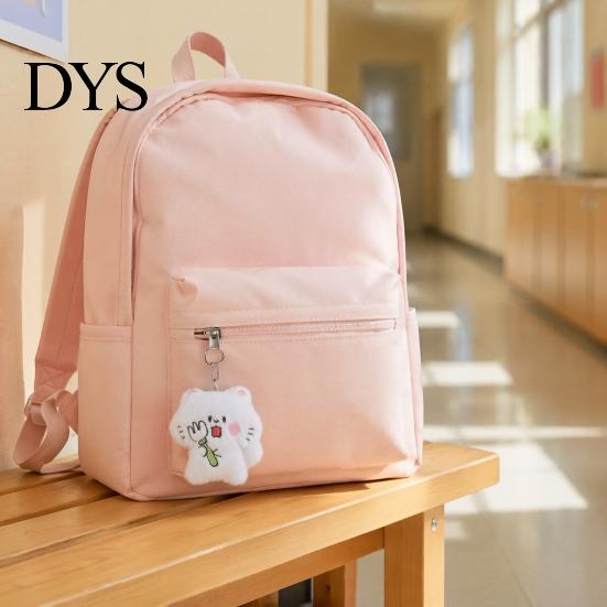 Handbags Decorative Accessory Holding Fish Cat Plush Pendant, Stuffed Fork White Kitten Keychain for Backpacks Purses Bag Charm