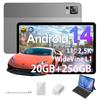 [Планшет Android14 + клавиатура в комплекте] Планшет DOOGEE T35 11 дюймов Helio G99 2.5K Android 20 ГБ+256 ГБ+2 ТБ, 1600×2560, 4G LTE SIM Free, BT5.2+5GWiFi