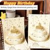 Birthday Greeting Card 3D Happy Birthday Card Birthday Greeting Cards for Women Men Kid Friend Birthday Anniversary