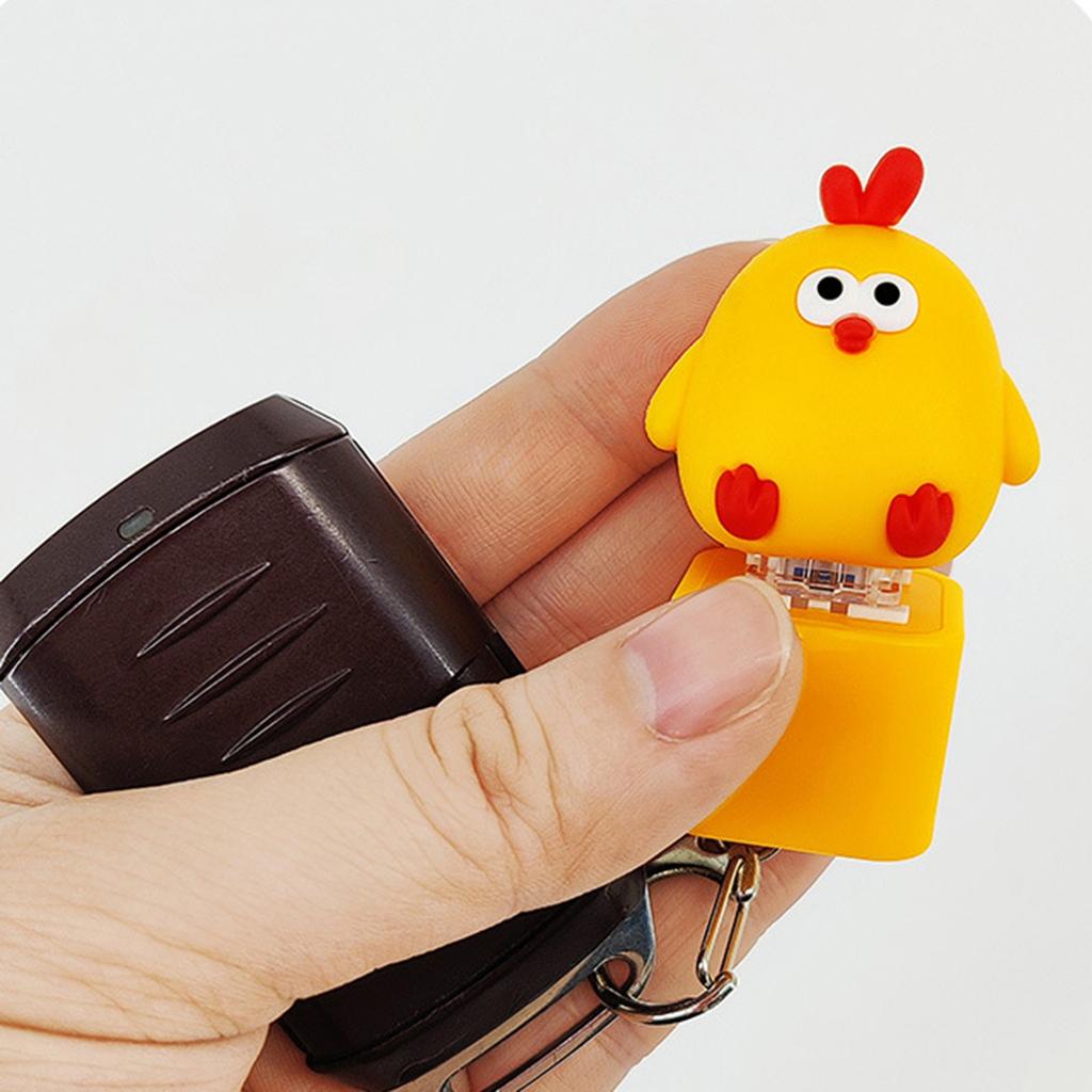 Chicken Wooden Fish Key Decompression Toy