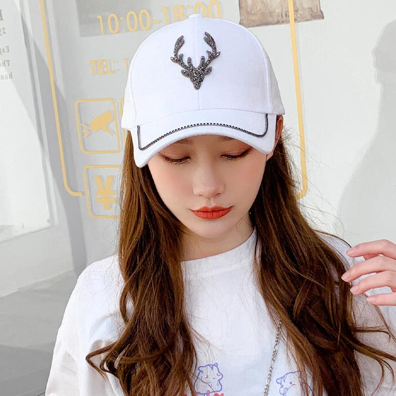 

Bright Diamond Alphabet Baseball Cap Women s Versatile Hat Shade Cap Popular Black Hat Adjustable