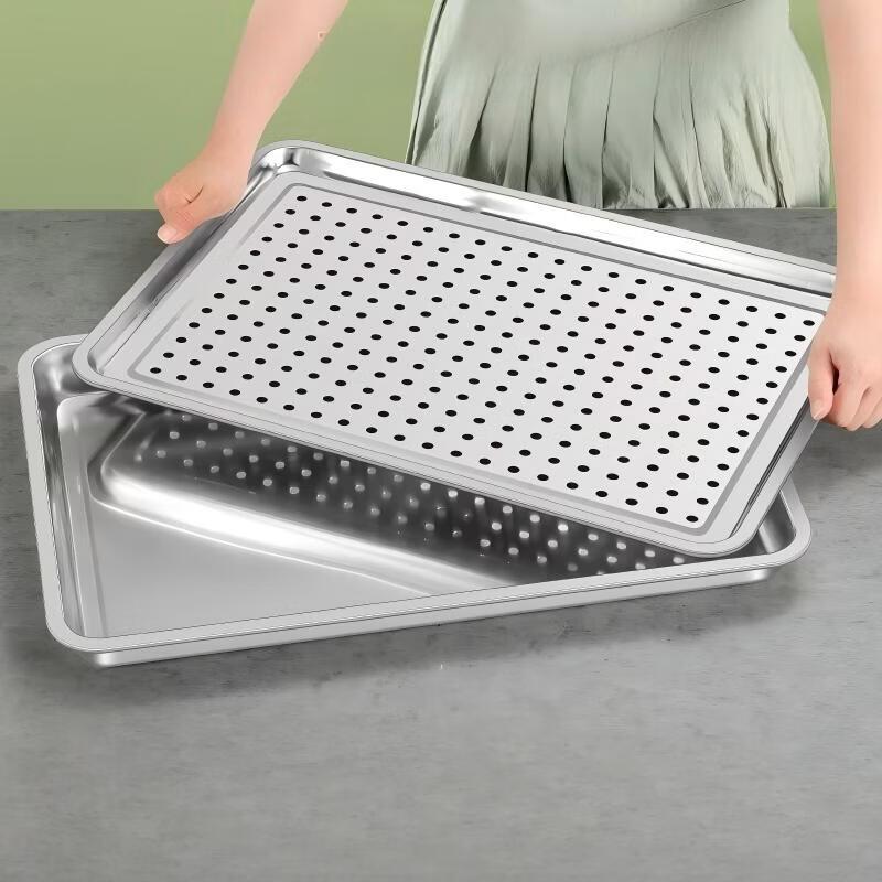 

304 Stainless Steel Perforated Steamer Tray