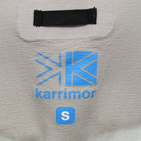 Karrimor One-point logo print Nylon jacket S Outdoor storage bag included Men's Used