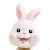 Statue Bunny Small Figurine for Office Cake Toppers Home Decor