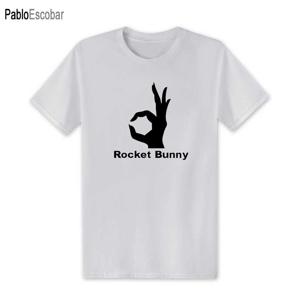 Shubuzhi New Fashion Brand Rocket Bunny Cool T Shirt Tops & Tees Unisex Summer Short Sleeve T-shirts Cotton Top Tees Size XS-2XL Unisex