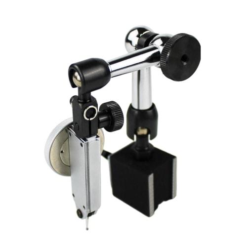 STEELMIGHT Magnetic Base Stand with Compact Locking Function, Adjustable ON/OFF Control, 6/8mm Hole Diameter, Magnetic Base Dial Stand, Magnetic Holde