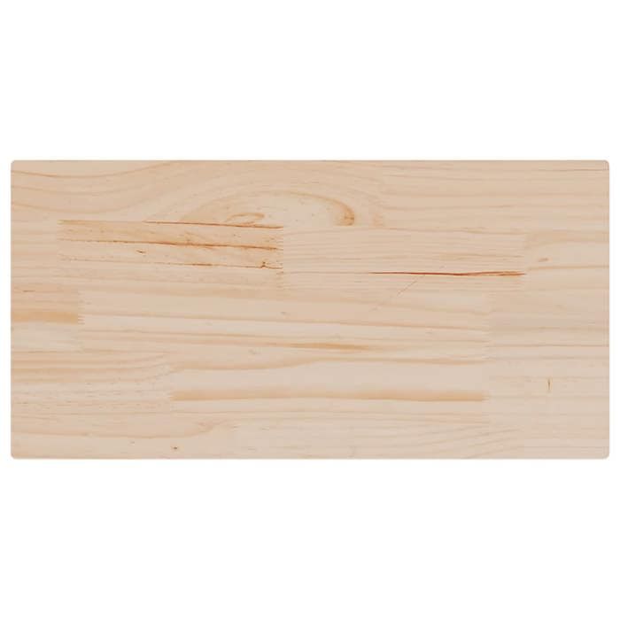 VidaXL Table Top 2 Pcs 80x40x1.7cm Rectangular Solid Pine Wood, Wooden Table Top, Coffee Table Top, 847414