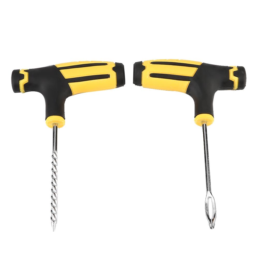 Complete Set Tubeless Tire Flat Repair Tool Kit for Cars Auto Trucks