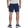Adidas Train Essentials Piqué 3-Stripes Training Shorts Quick-Drying Comfortable Men Shorts Dark-Blue White IB8112