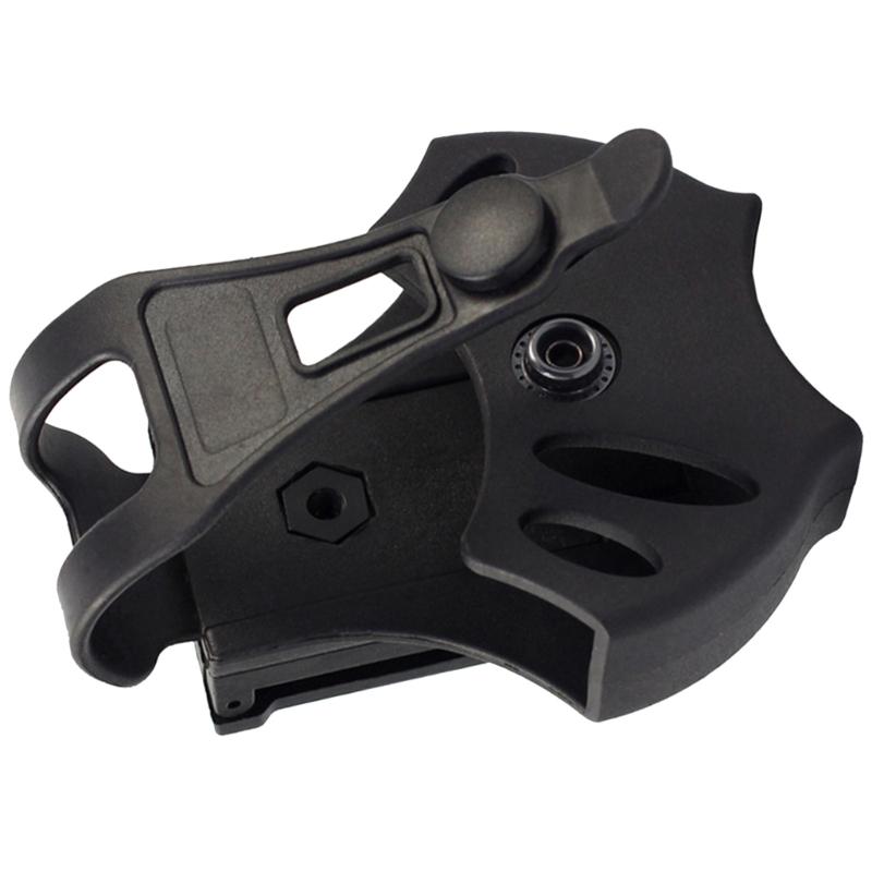 Portable Open Top Handcuff Case 360 Rotation Handcuff Holder Wear-resistant Handcuff Holsters Polices Shackles Cover