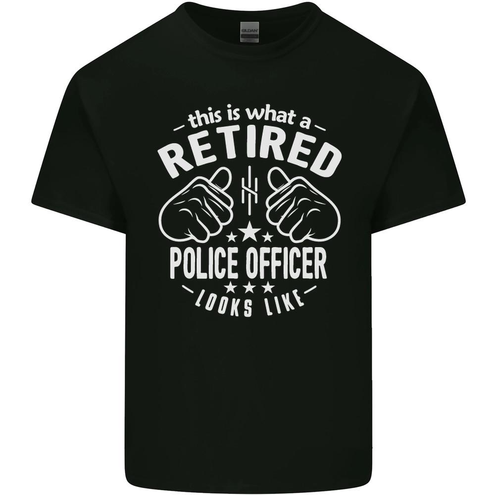 A Retired Police Officer Looks Like Mens Cotton T-Shirt Unisex T-Shirt XL