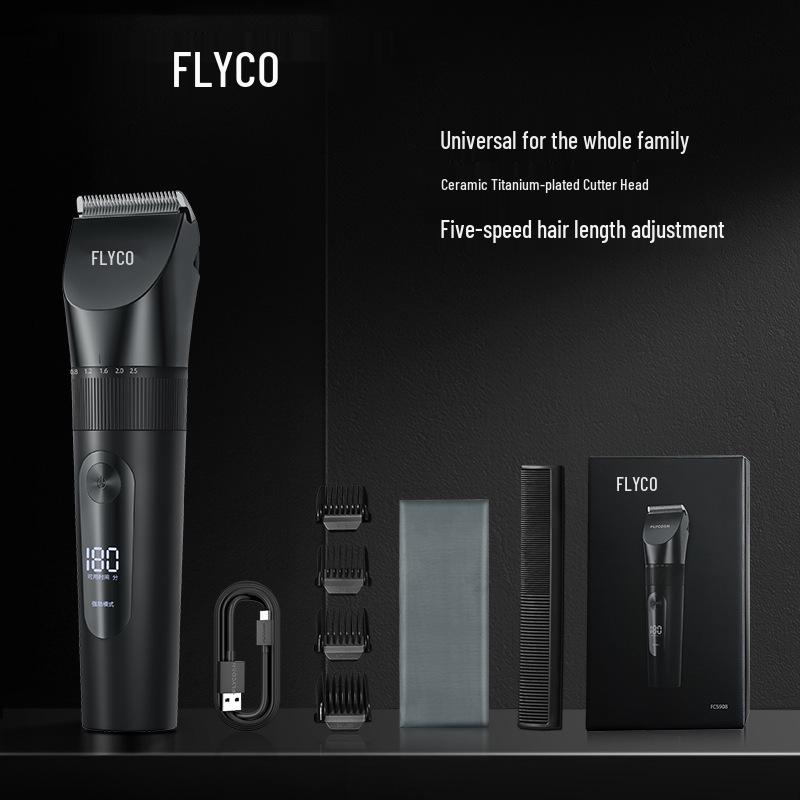 Feike FC5908 Electric Hair Trimmer - 2025 Model, Waterproof, Full Body, Self-Hair Cutting Tool