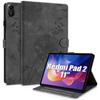 Case for Xiaomi Redmi Pad 2 11 Inches 2025, Shockproof Case Dandelion Pattern PU Leather Black