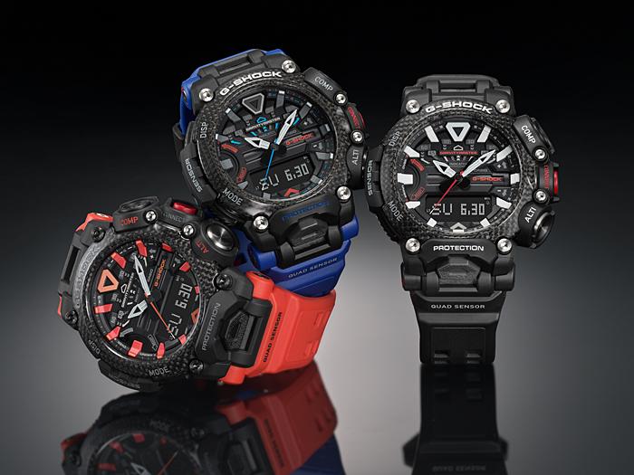 Casio Ceas Digital G-SHOCK pentru Bărbați, Rășină, Rezistent la Apă 200M, Rezistent la Șocuri, Mecanism Quartz, GR-B200-1A