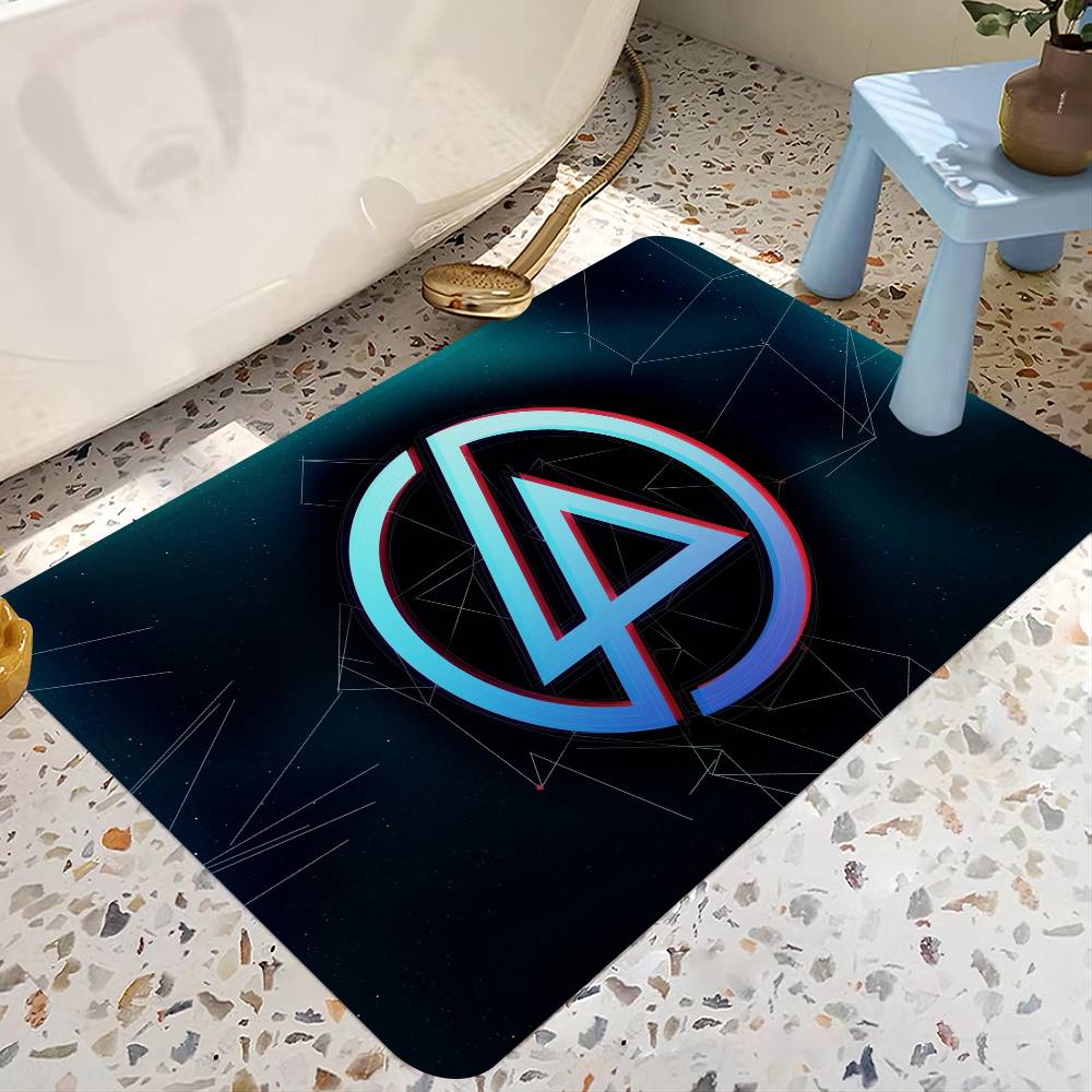 Rock Band L-Linkin P-Park Floor Mat Rectangle Anti-slip Home Soft Badmat Front Door Indoor Outdoor Mat Hotel Decor Mat