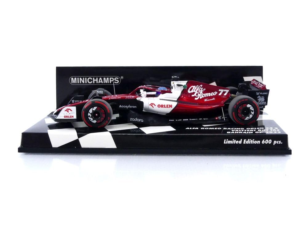 Minichamps Alfa Romeo Orlen C42 Bottas Bahrain GP 2022 Finished Model 1/43