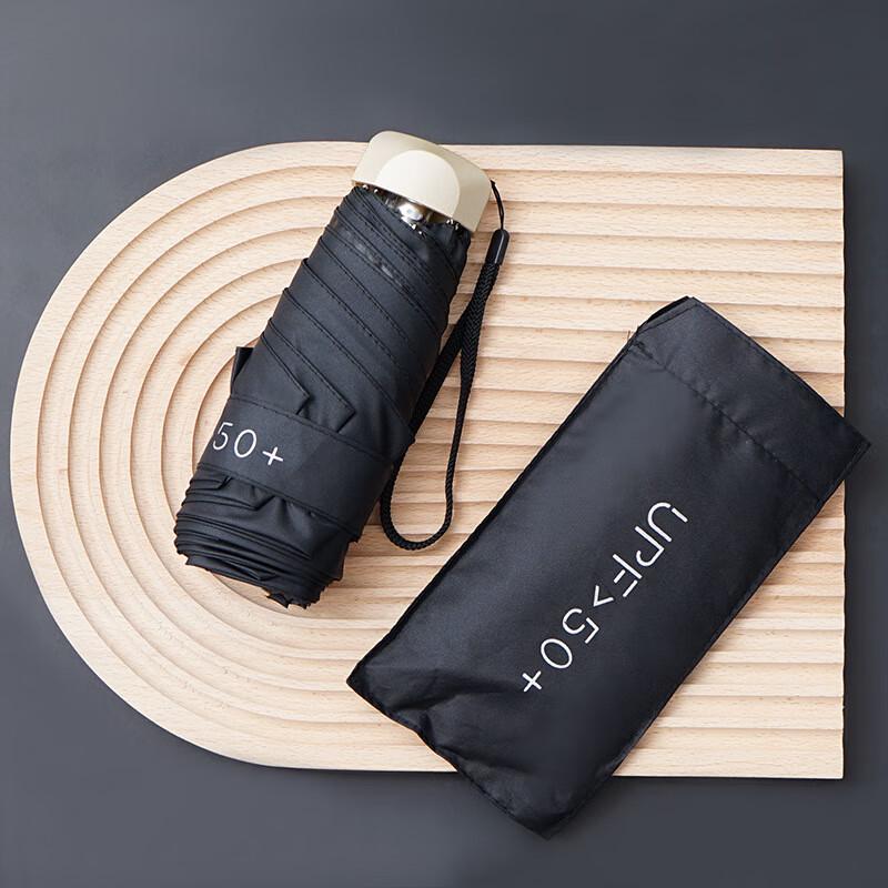 Nanqiao Creative UPF50+ Compact 5-Fold Sun & Rain Umbrella