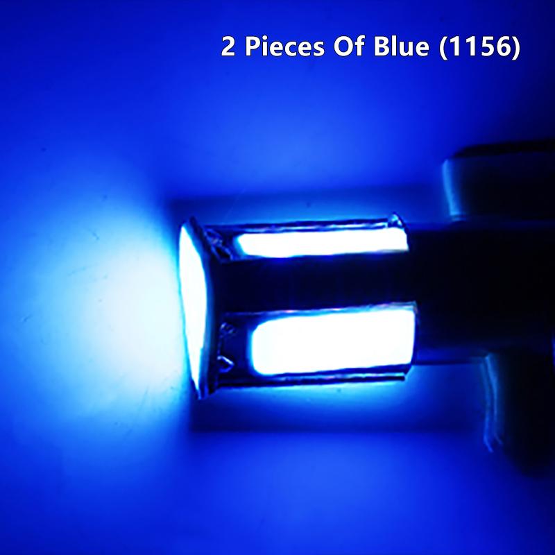 2Pcs Big Cob Led 1156 1157 Ba15S Brake Lights Bulbs 12V For Car Reverse Stop Brake Rear Lights Bulbs