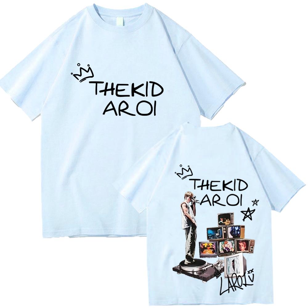The Kid LAROI The First Time Tour 2026 Tshirt Unisex Unisex Harajuku Short Sleeve Oneck Casual Shirt