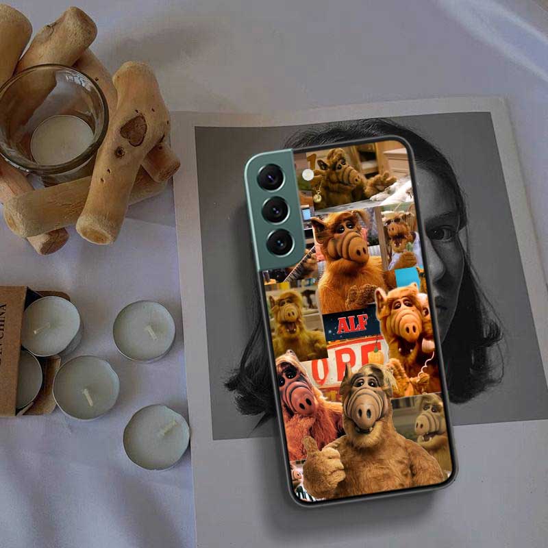Alf TV Series Phone Case For Samsung Galaxy S22 S25 Ultra S21 S10 Plus S26 Edge S20 S23 S24 FE Cover Silicone Soft TPU Clear