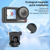 For DJI Osmo Action 5 Pro / 4 / 3 PULUZ Cold Shoe Gimbal Quick Release Base Adapter (Black)