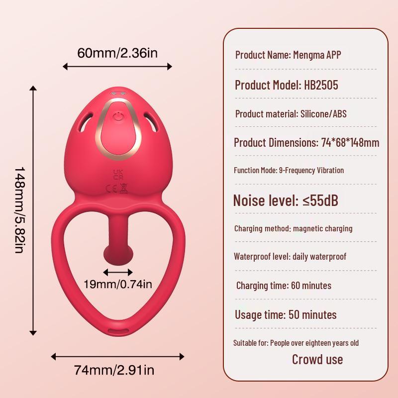 Remote Control Wearable Toy for Couples: Female & Male Enhancement Device