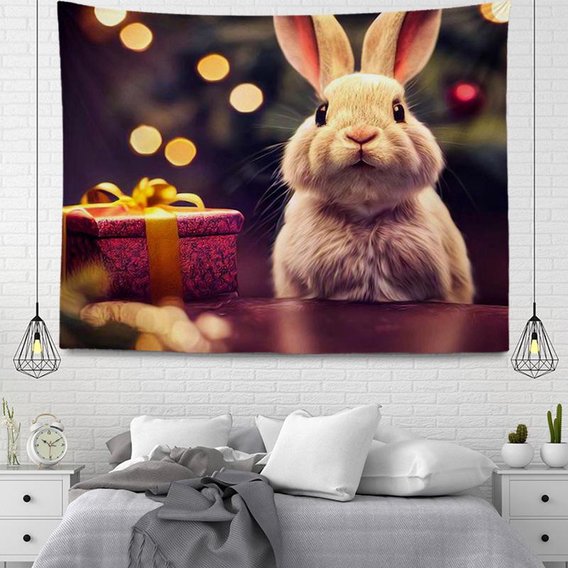 Weihnachtsserie zum Aufhängen, Stoffteppich