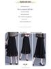 2026 Spring Elegant High-Waisted Black Slim-Fit Midi Mermaid Skirt