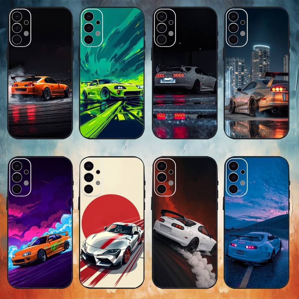 Cool s-u-p-r-a-MK 4 Car Phone Case For Samsung S26,25,24,23,22,21,20,30,Ultra,Plus,Fe,Lite Black Shell