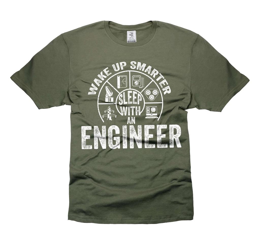 Mens Funny Engineer T-shirt Engineer Joke Shirt Sleep With An Engineer Shirt