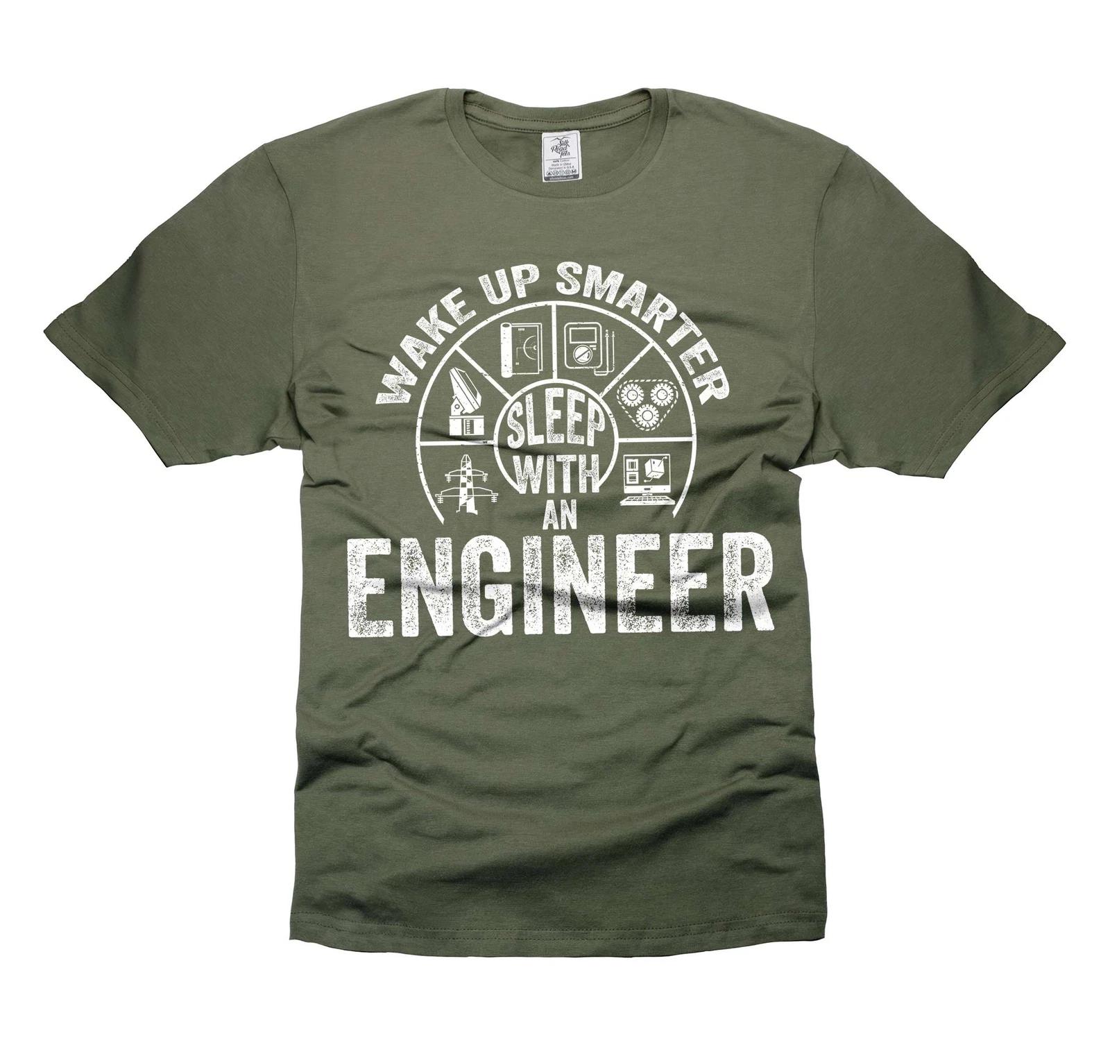 Mens Funny Engineer T-shirt Engineer Joke Shirt Sleep With An Engineer Shirt S