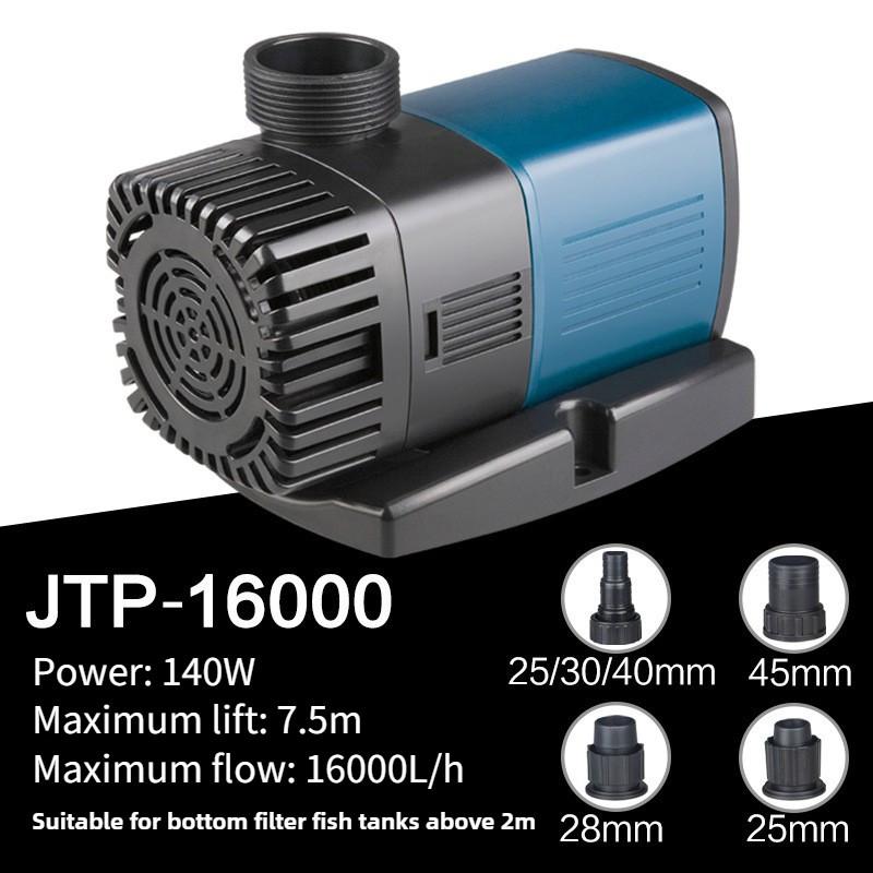 JTP2000-16000 Variabilní frekvence Vodní čerpadlo Průtok nastavitelný Tiché ponorné čerpadlo Akvárium Nádrž na ryby Cirkulační čerpadlo