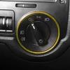 Car Headlight Switch Decorative Frame Trim Ring Sticker Fit for Volkswagen VW Golf Jett MK5 MK6 Passat B6 B7 CC Touran Tiguan