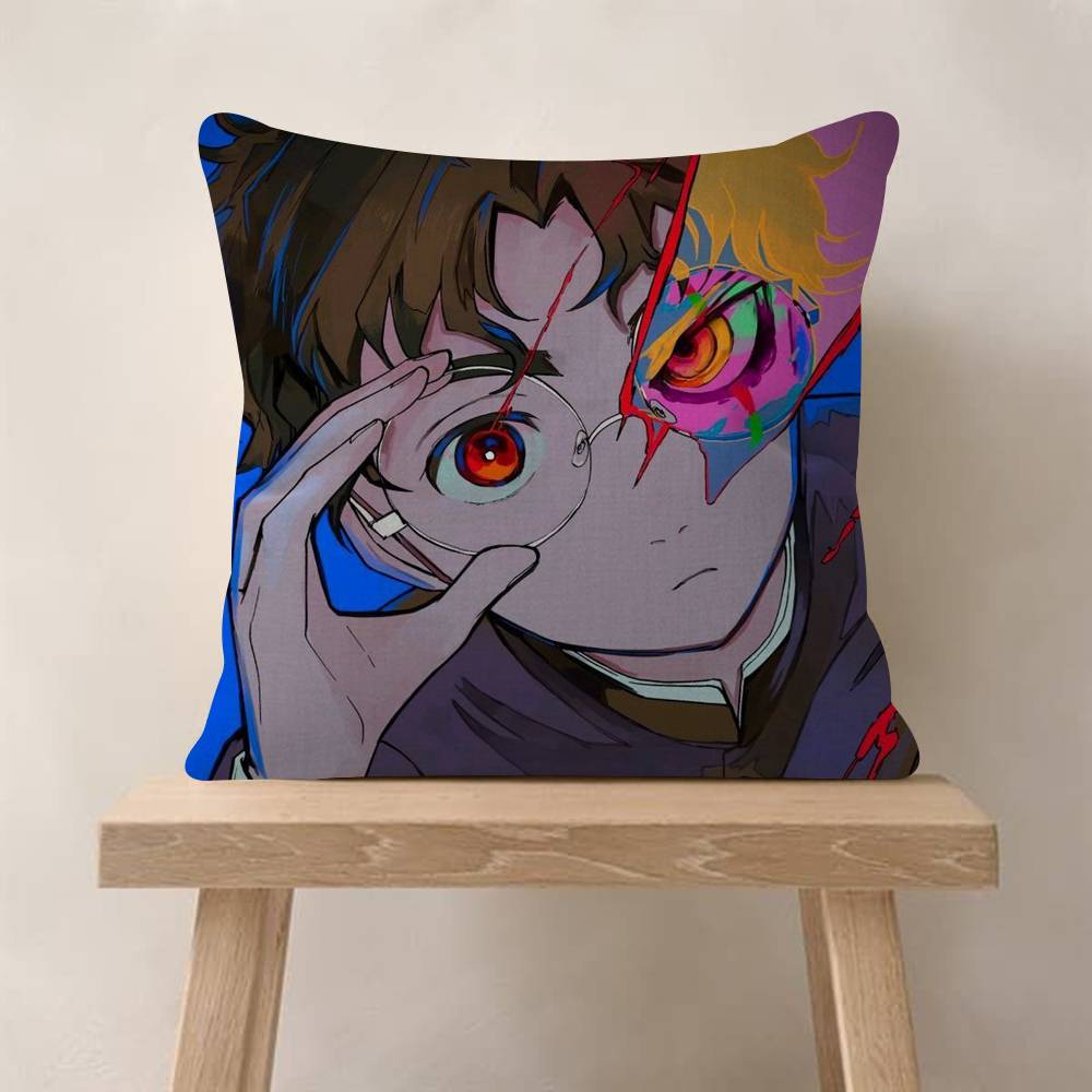 Romantic Anime DDANDADANS  Pillow Gift Home Office Decoration Pillow Bedroom Sofa Car Cushion CoverPillow Case